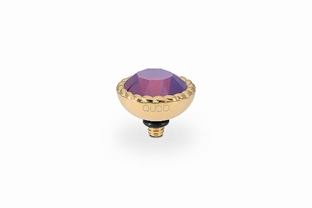 Qudo Gold Topper Bocconi 11mm - Amethyst Opal